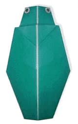 Hướng dẫn gấp Bọ ngọc - Gấp giấy Origami