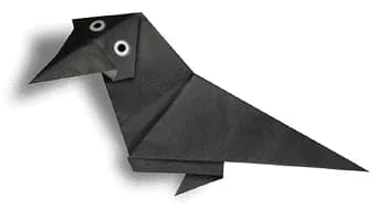 Hướng dẫn gấp Quạ - Gấp giấy Origami