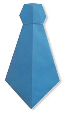 Hướng dẫn gấp Cà vạt bằng giấy - Gấp giấy Origami