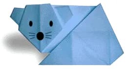 Hướng dẫn gấp Chuột nhắt - Gấp giấy Origami