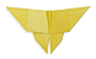 Hướng dẫn gấp Bươm bướm vàng - Gấp giấy Origami