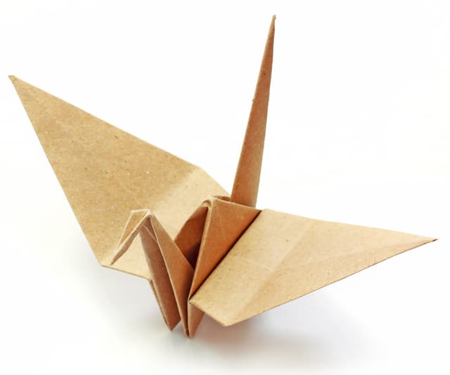 Hướng dẫn gấp Hạc trắng 2 - Gấp giấy Origami