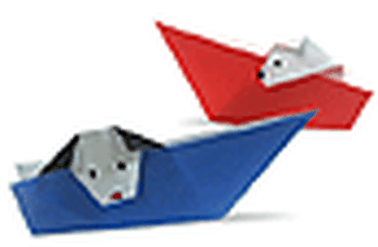 Hướng dẫn gấp Chó trên thuyền - Gấp giấy Origami