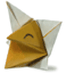 Hướng dẫn gấp Chó sói - Gấp giấy Origami
