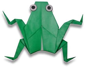 Hướng dẫn gấp Ễnh ương - Gấp giấy Origami