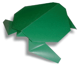 Hướng dẫn gấp Rùa biển - Gấp giấy Origami