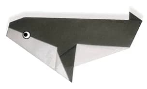 Hướng dẫn gấp Cá voi sát thủ - Gấp giấy Origami