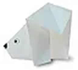 Hướng dẫn gấp Gấu bắc cực - Gấp giấy Origami