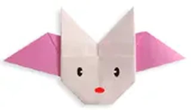 Hướng dẫn gấp Thỏ đeo nơ - Gấp giấy Origami