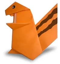 Hướng dẫn gấp Sóc - Gấp giấy Origami