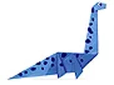 Hướng dẫn gấp Khủng long cổ dài - Gấp giấy Origami