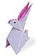 Hướng dẫn gấp Thỏ - Gấp giấy Origami