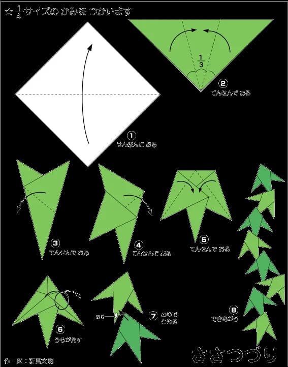Hướng dẫn gấp Hình chim én trang trí - Gấp giấy Origami