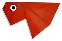 Hướng dẫn gấp Cá vàng - Gấp giấy Origami
