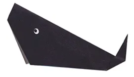 Hướng dẫn gấp Cá voi - Gấp giấy Origami