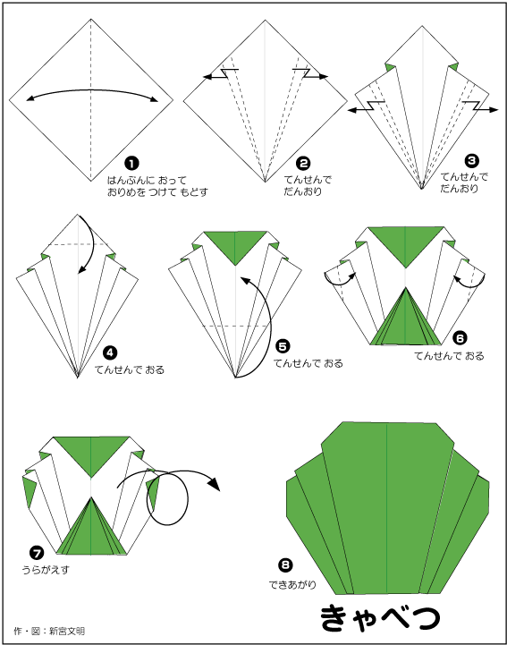hình ảnh hướng dẫn cách gấp rau bắp cải