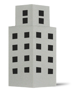 hướng dẫn cách gấp giấy tòa nhà