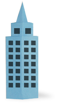 hình ảnh hướng dẫn cách gấp tòa nhà 2