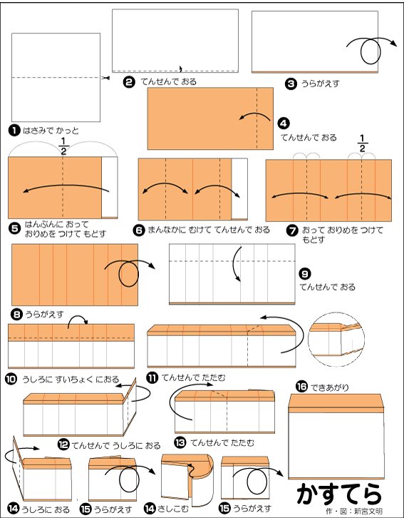 hình ảnh hướng dẫn cách gấp giấy bánh mì gato