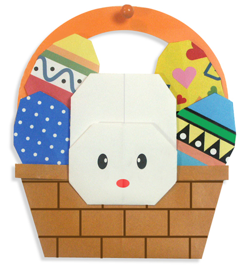 hướng dẫn cách gấp giỏ quà lễ phục sinh