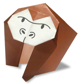 hướng dẫn cách gấp khỉ đột