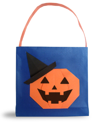 hướng dẫn cách gấp túi halloween