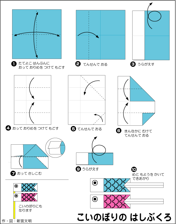 hình ảnh hướng dẫn cách gấp túi đựng đũa hình cá chép