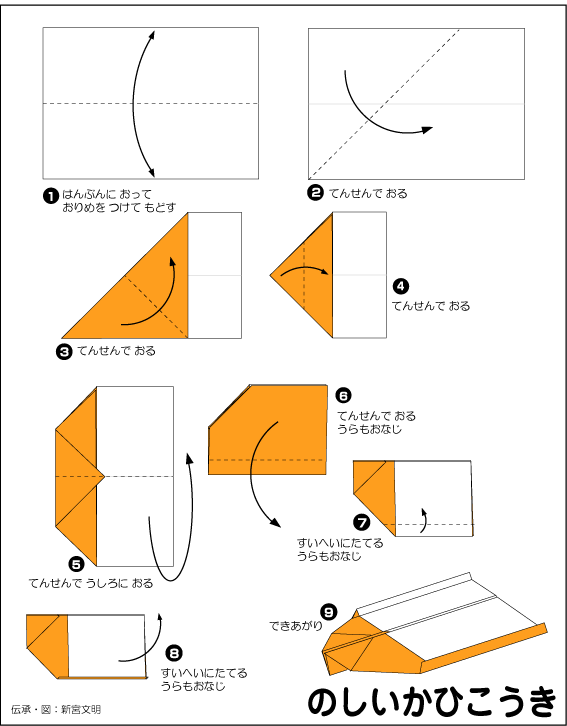hình ảnh hướng dẫn cách gấp giấy máy bay giấy 1