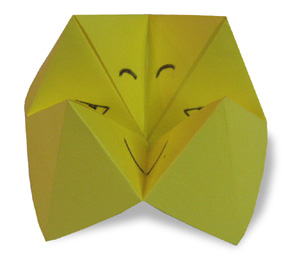 hướng dẫn cách gấp khuôn mặt biến đổi