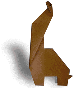 hướng dẫn cách gấp khủng long 1