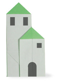 hướng dẫn cách gấp lâu đài